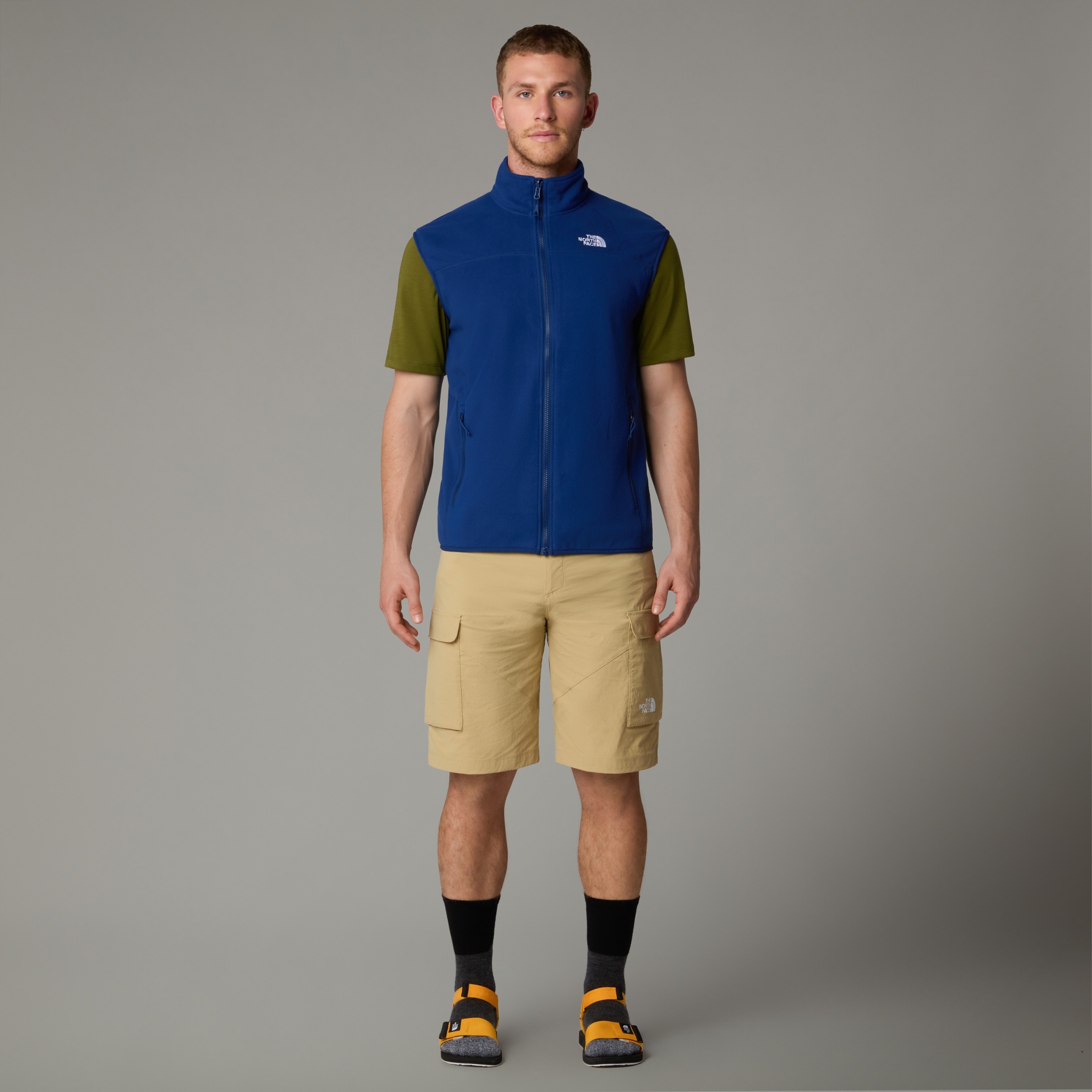 The North Face Exploration Cargo Shorts Men - Khaki Stone