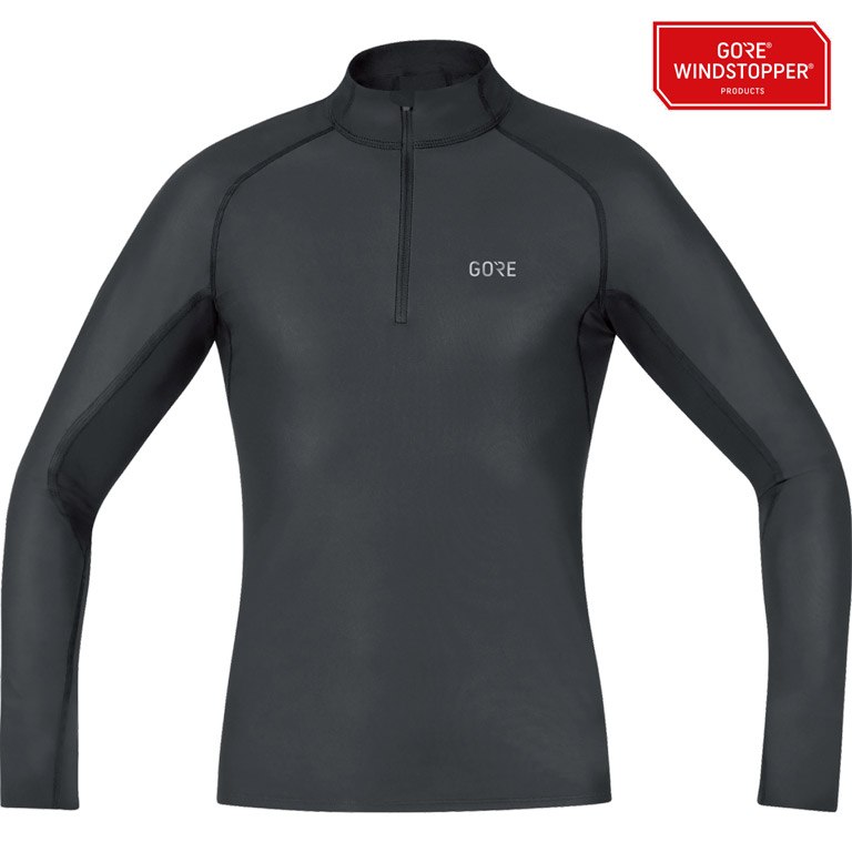 Image of GOREWEAR M GORE® WINDSTOPPER® Base Layer Thermo Turtleneck - black 9900