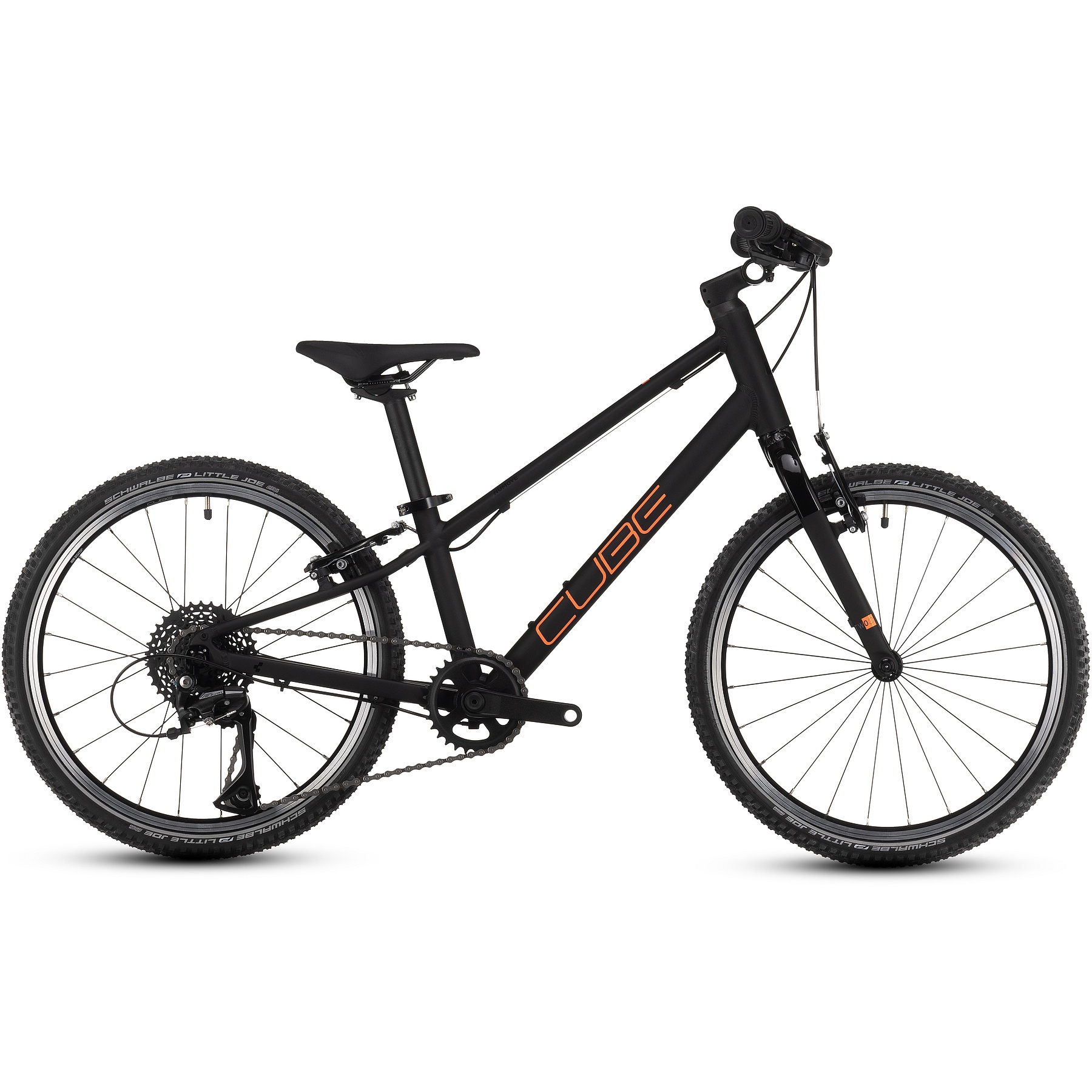 Picture of CUBE NUMOVE 200 - 20&quot; Kids Bike - 2024 - black / orange