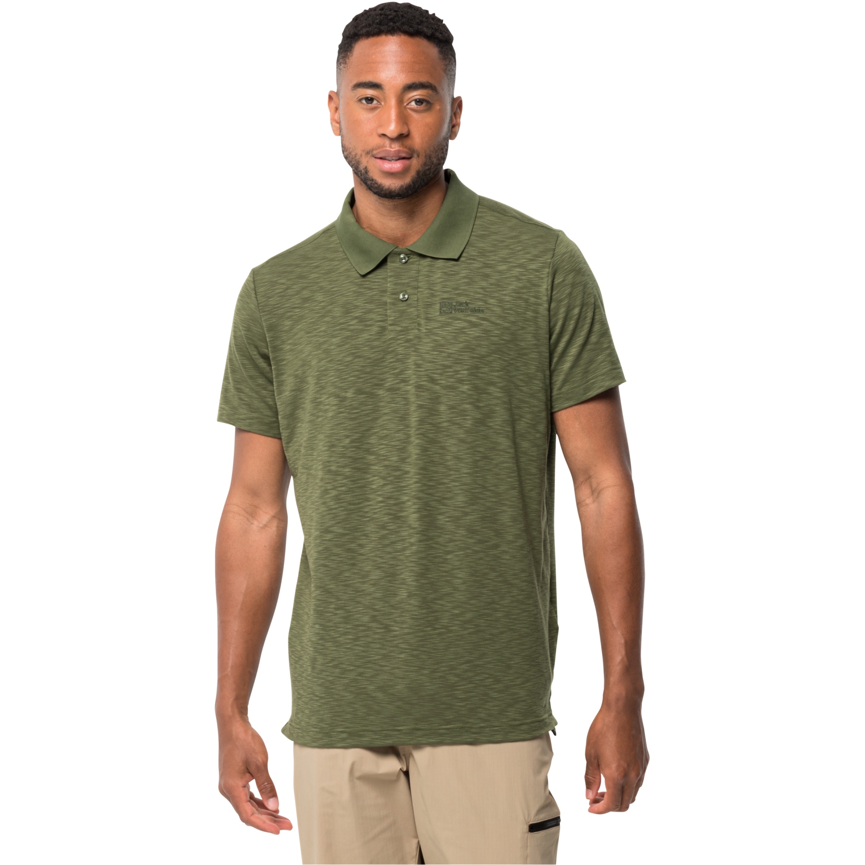 Picture of Jack Wolfskin Travel Polo Men - greenwood