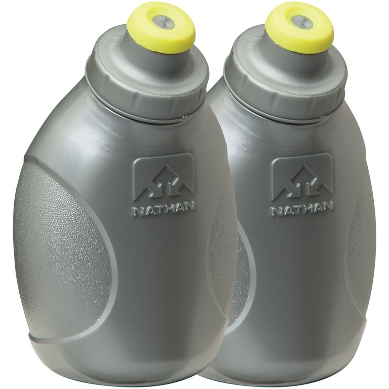 Produktbild von Nathan Sports Push-Pull Cap Flasks Ersatzflaschen-Set (2 Stk.) 10 oz - Silver