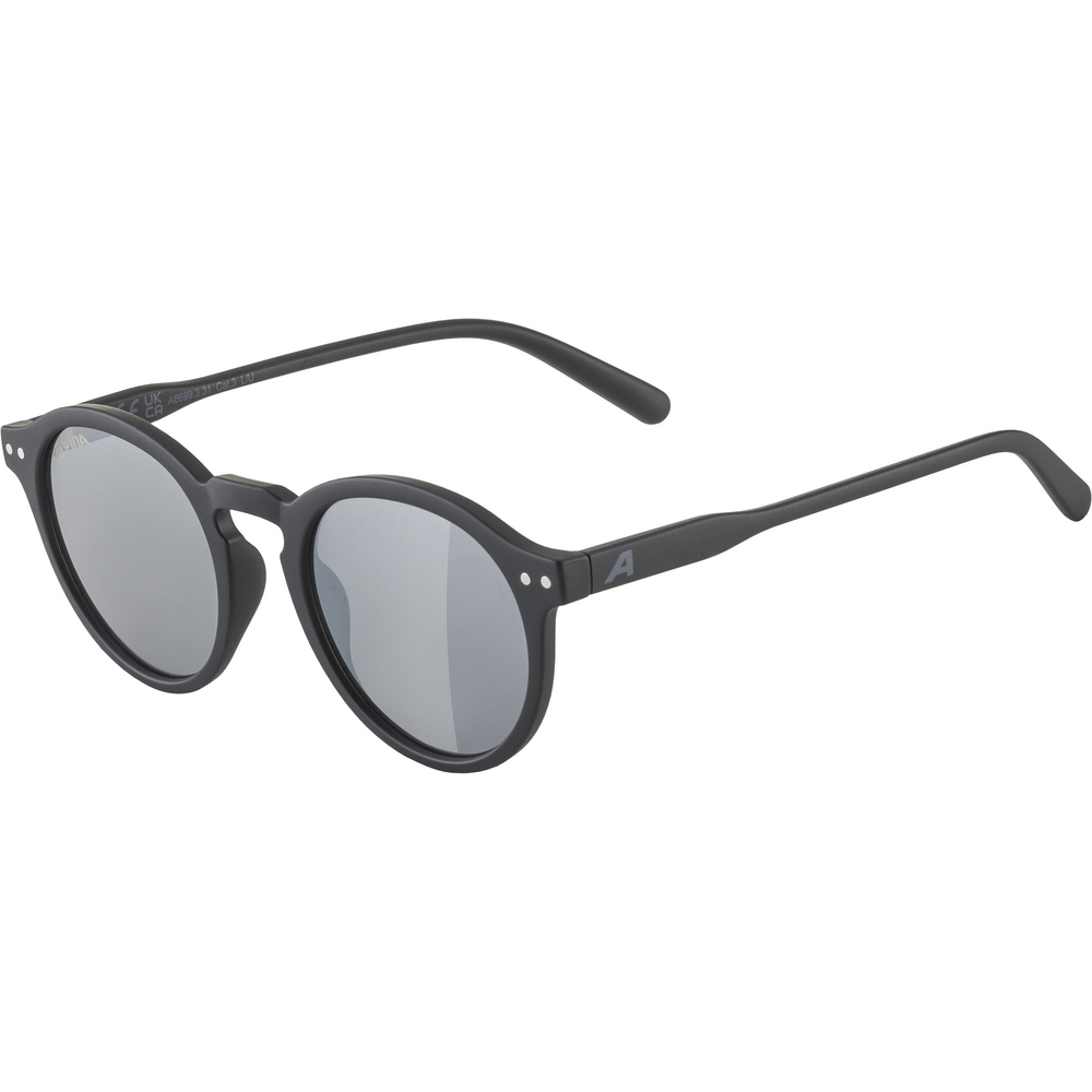 Produktbild von Alpina Sneek Brille - black matt / black mirror