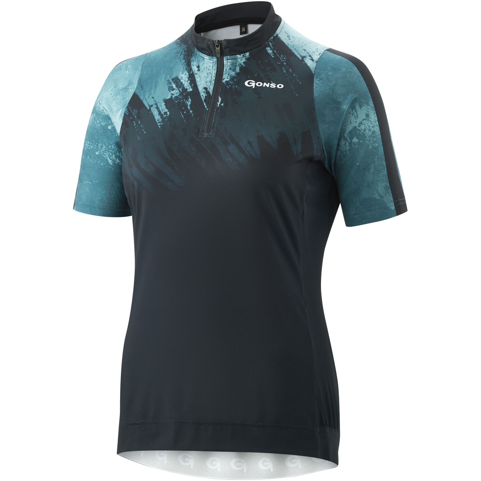 Produktbild von Gonso Lesima 1/2 Zip Bikeshirt Damen - Outerspace/Atlantic Deep