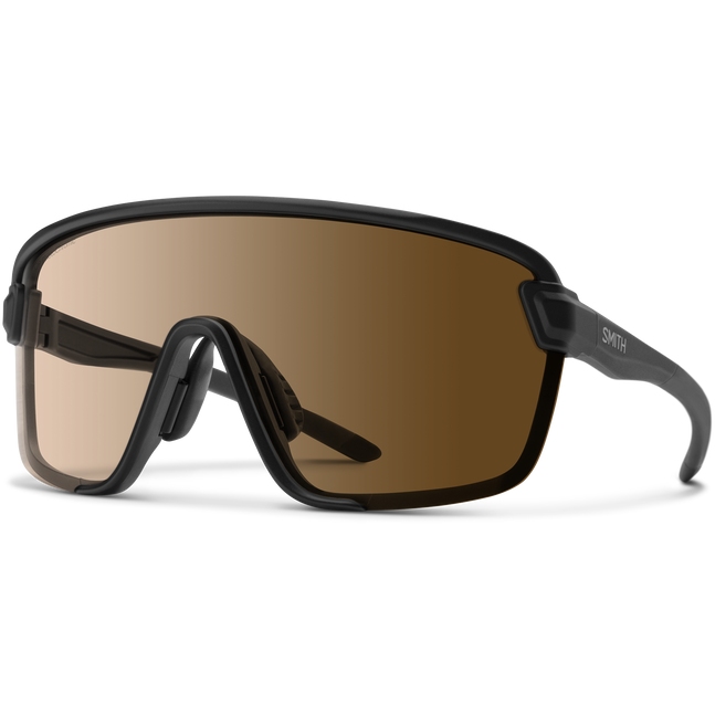 Picture of Smith Bobcat Glasses - Matte Black - ChromaPop Photochromic Brown + Clear