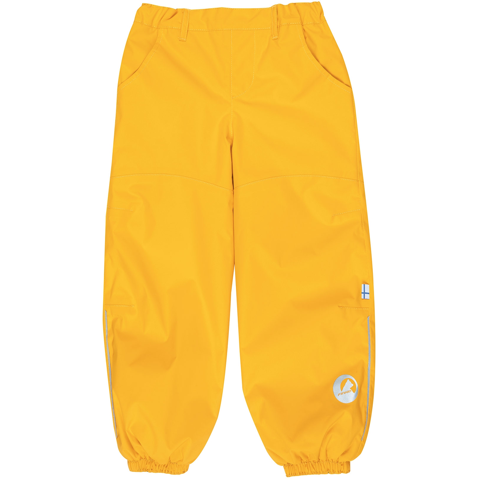 Picture of Finkid PIKSA Essential Rain Pants Kids - yellow