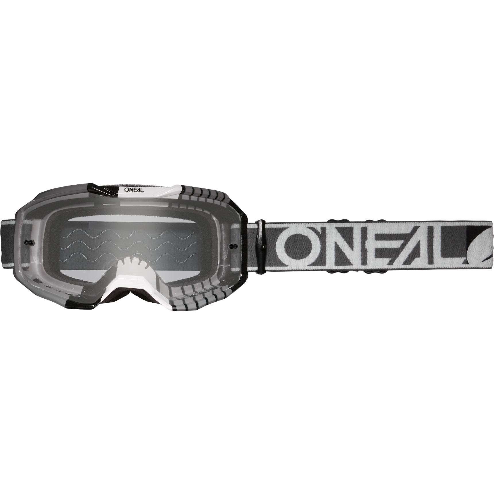 O'Neal Lunettes - B-10 - DUPLEX V.24 Gray/white/black - Clear - BIKE24