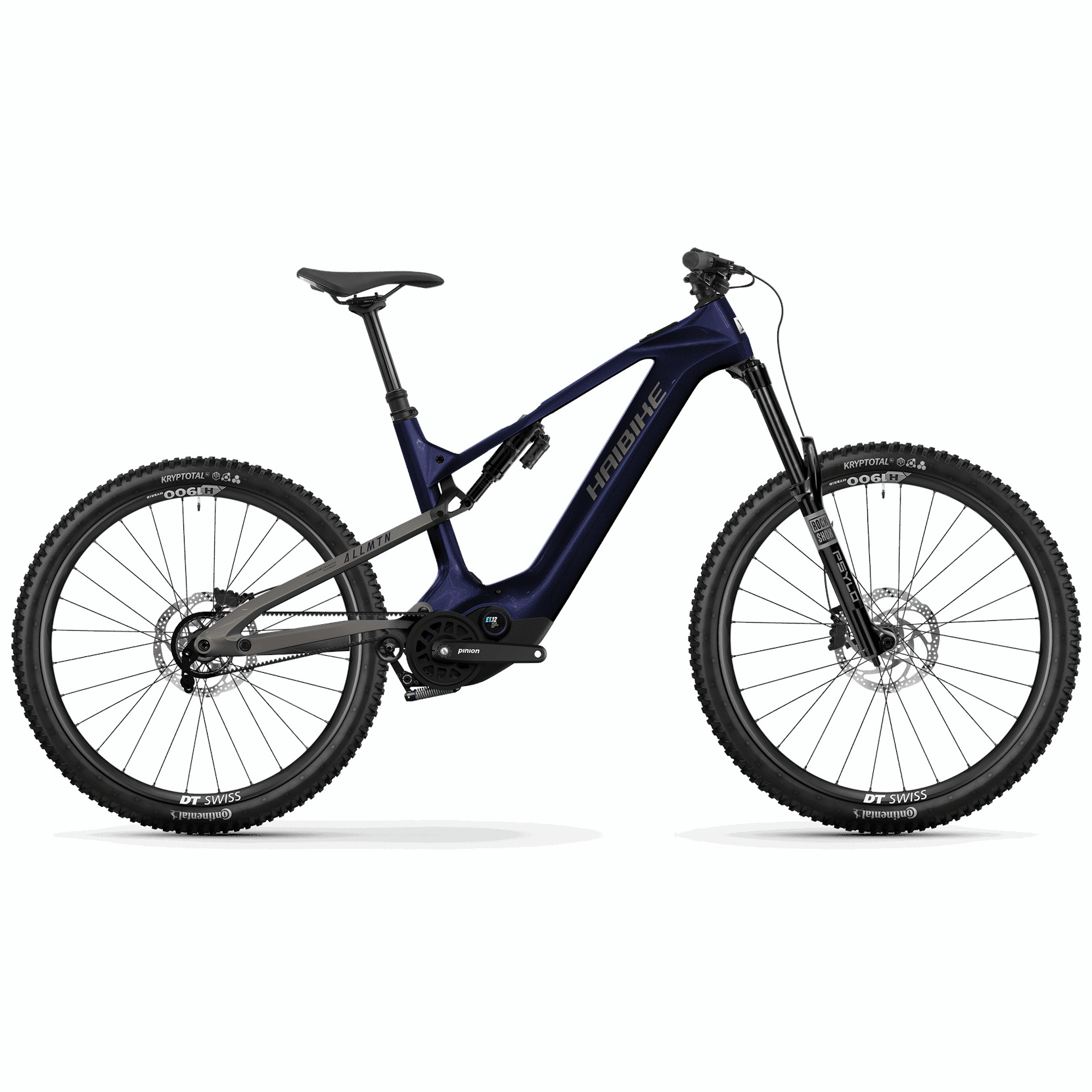 Picture of Haibike ALLMTN CF 10 TRN/IQ - Carbon Electric Mountain Bike - 2025 - midnight blue/grey - glossy