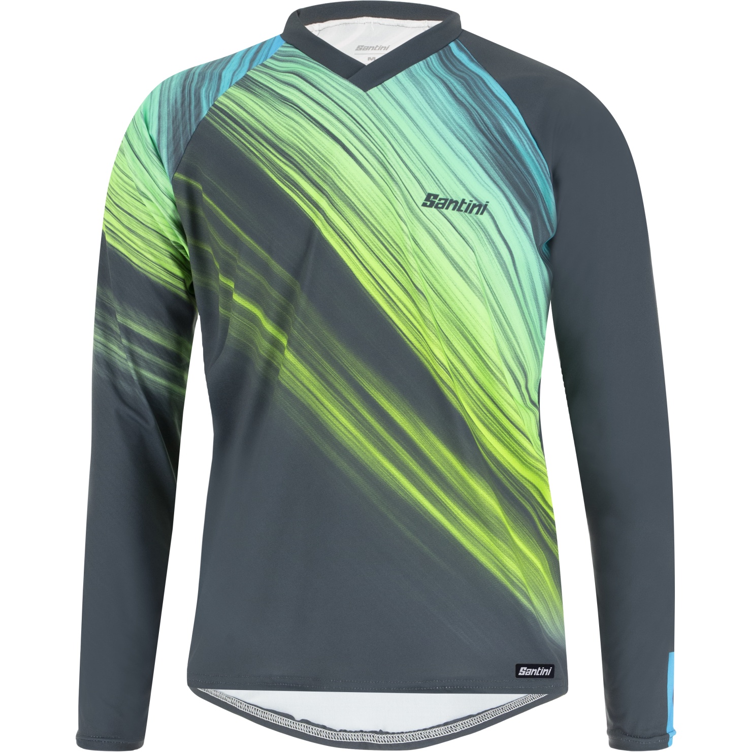 Produktbild von Santini Sasso MTB Langarmtrikot 0M990GLLSASSO - grün