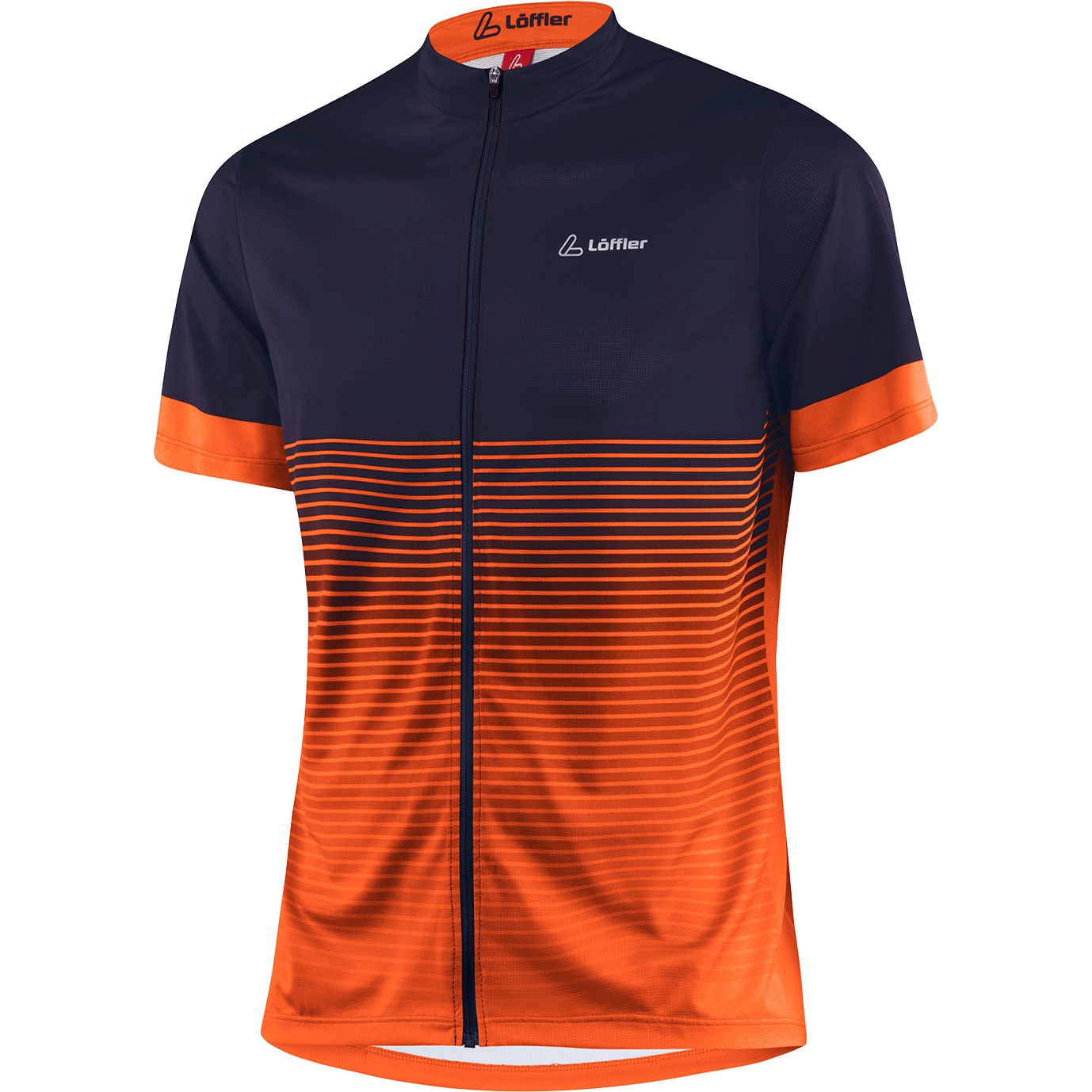 Produktbild von Löffler Stream 3.0 Full Zip Bike T-Shirt Herren - orange 290
