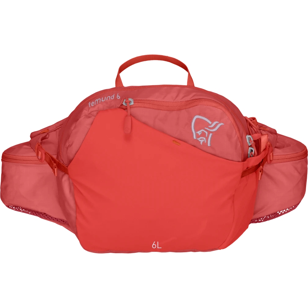 Picture of Norrona femund econyl70 6L Hip Pack - Paprika Red