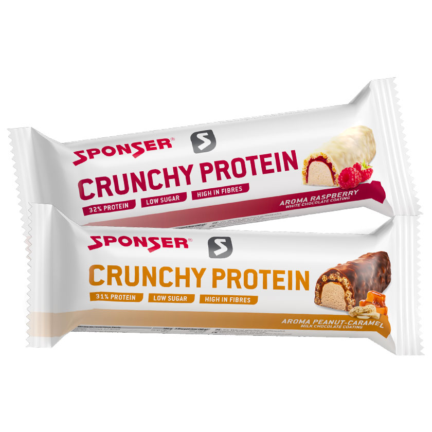 Produktbild von SPONSER Crunchy Protein Bar - Eiweißriegel - 4x50g