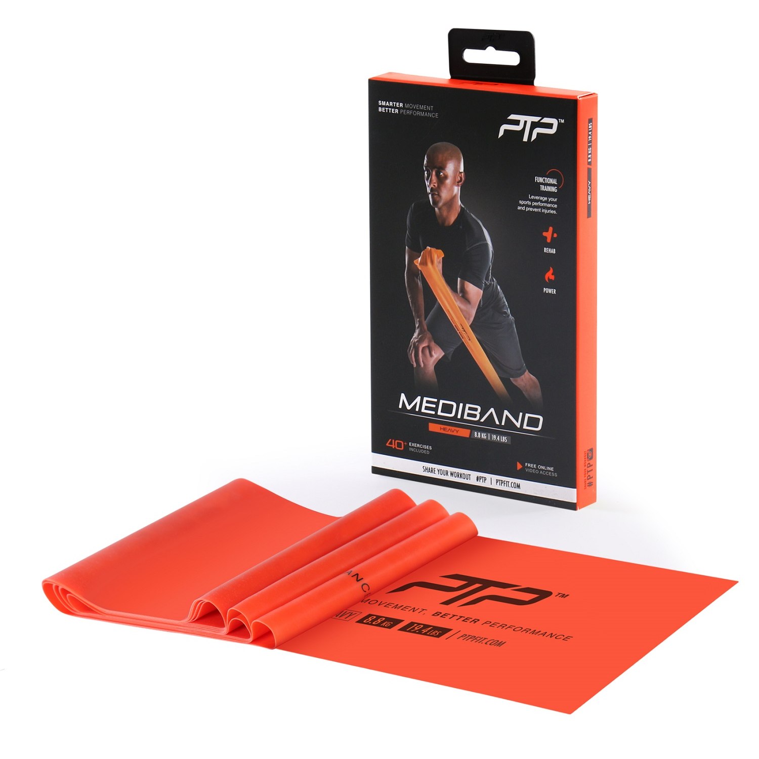 Picture of PTP Mediband Heavy Resistance Band - orange
