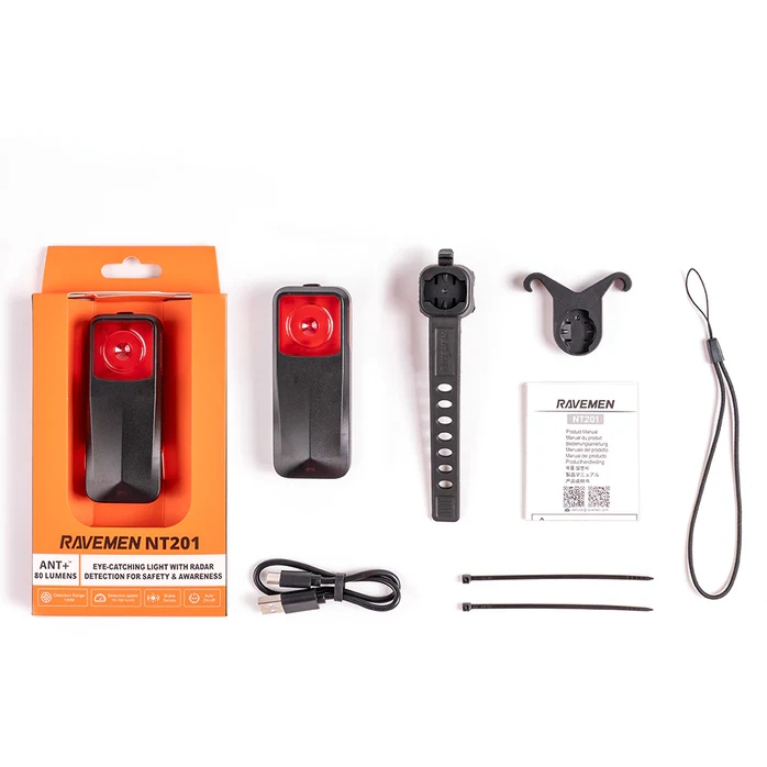 Ravemen NT201 Radar Rear Light - Black | BIKE24