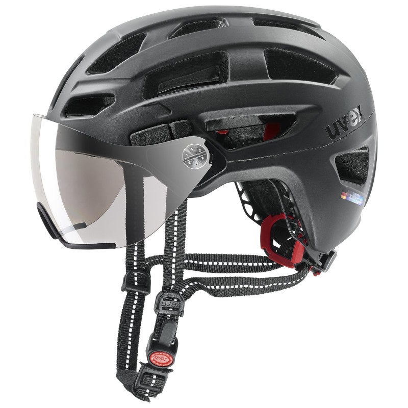 Bild von Uvex finale visor Helm - schwarz matt