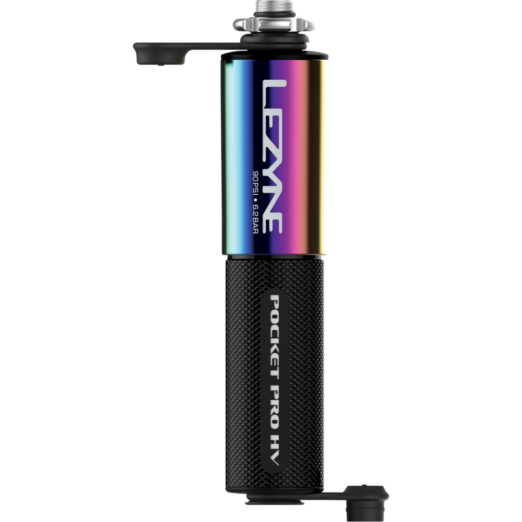 Lezyne SPORT DRIVE HV High Volume Hand Pump – Black Small – Dual Valve – 1-MP-SPDHV-V1S04