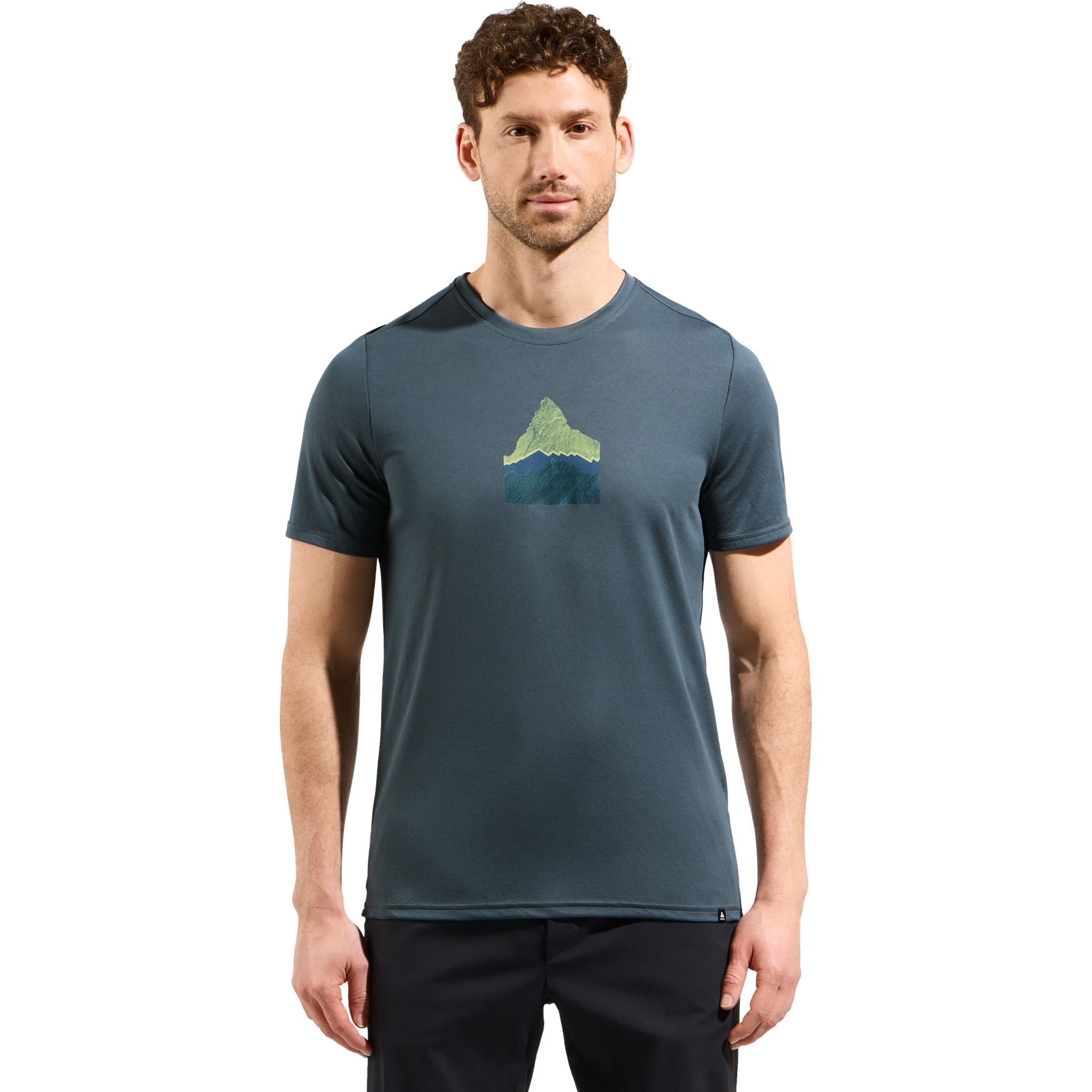 Productfoto van Odlo F-Dry Mountain T-Shirt Heren - dark slate