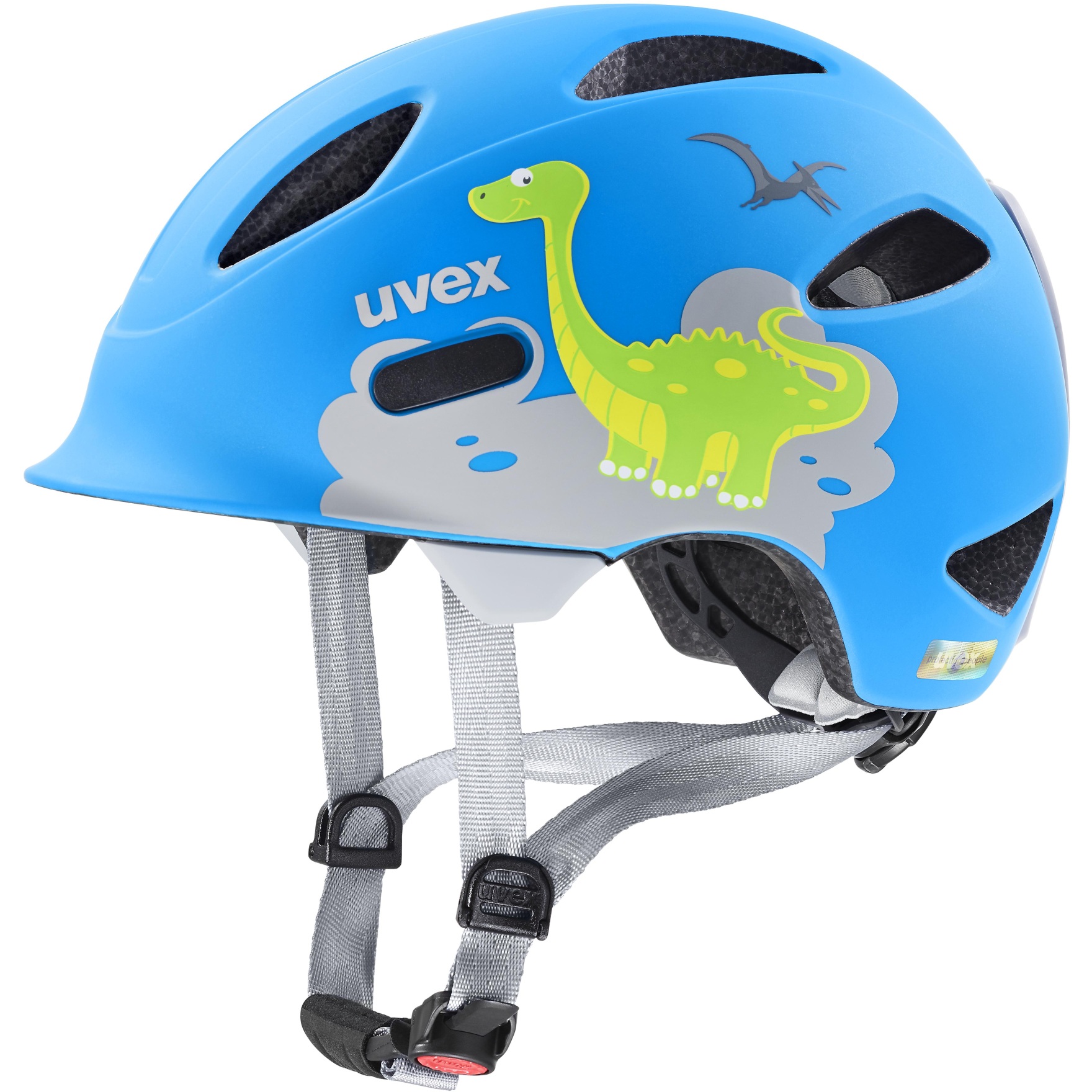 Image of Uvex oyo style Kids Helmet - dino blue mat