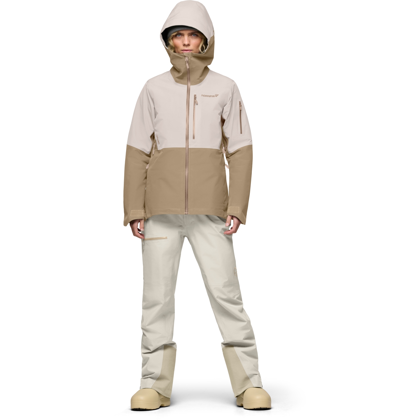 “美品”NORRONA オートミール スキーウェア 上下 Norrona lofoten Gore-Tex Jacket Women - Oatmeal | BIKE24