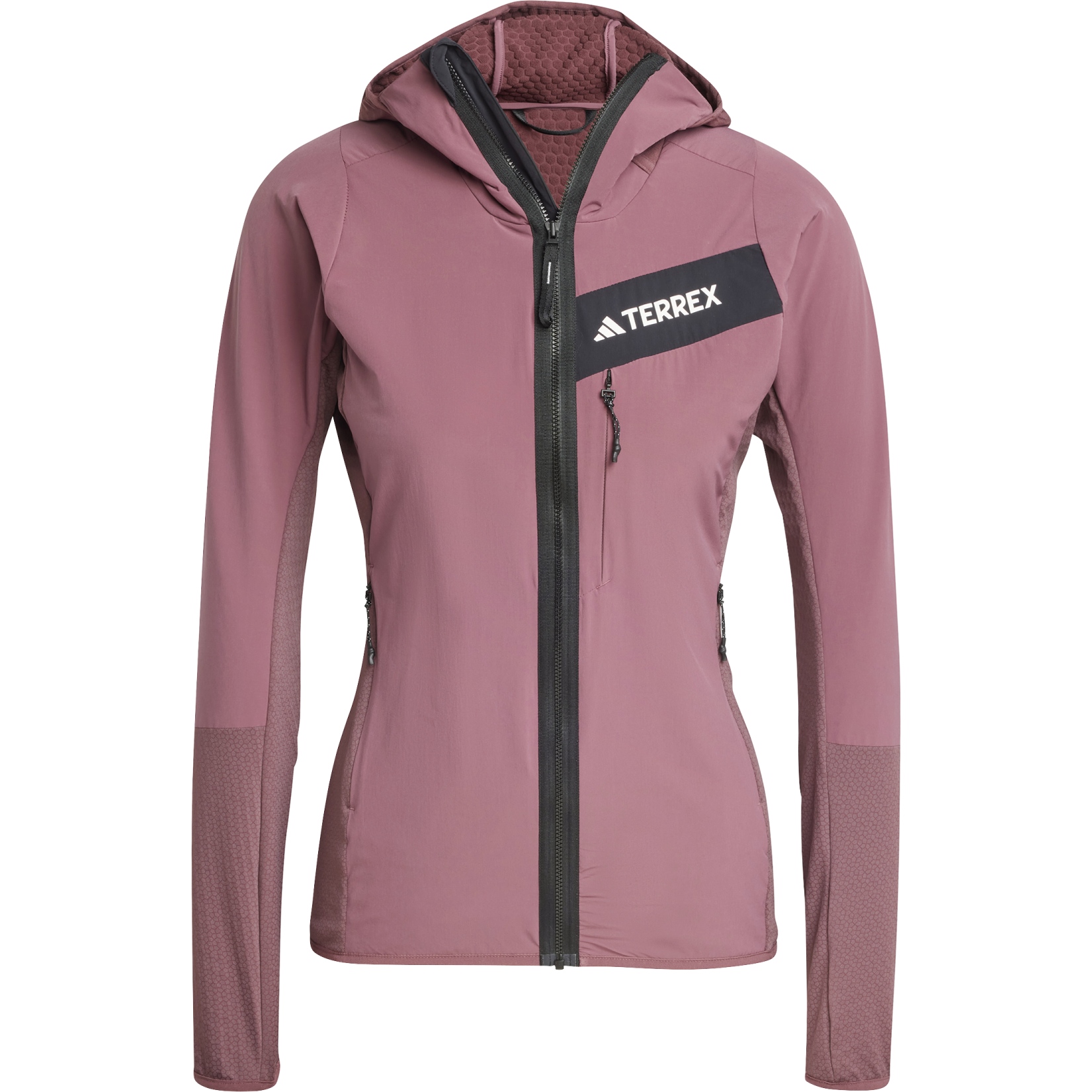 adidas TERREX Techrock Hooded Wind Fleece Jacket Women - quiet