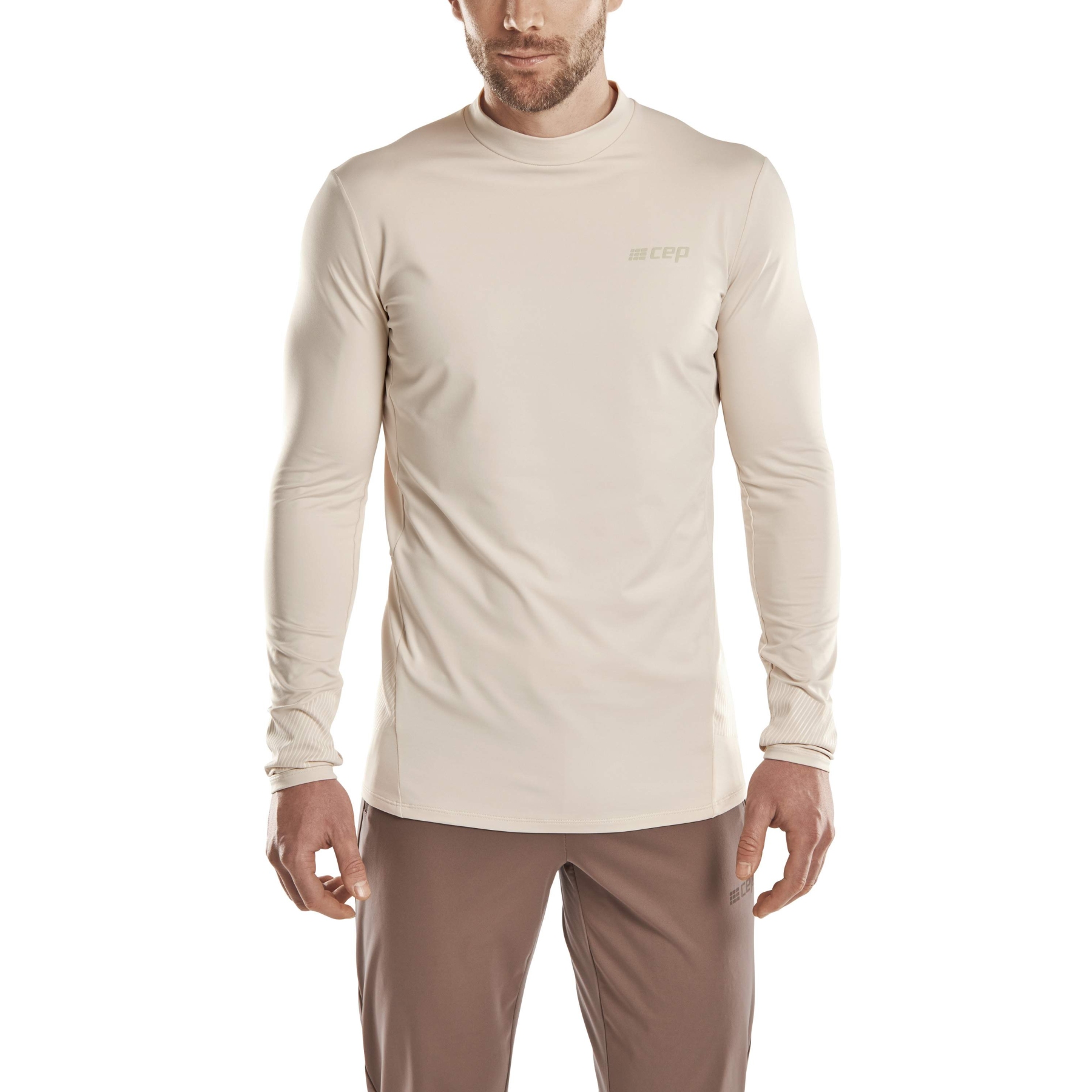 Picture of CEP Cold Weather Longsleeve Shirt V2 Men - cream