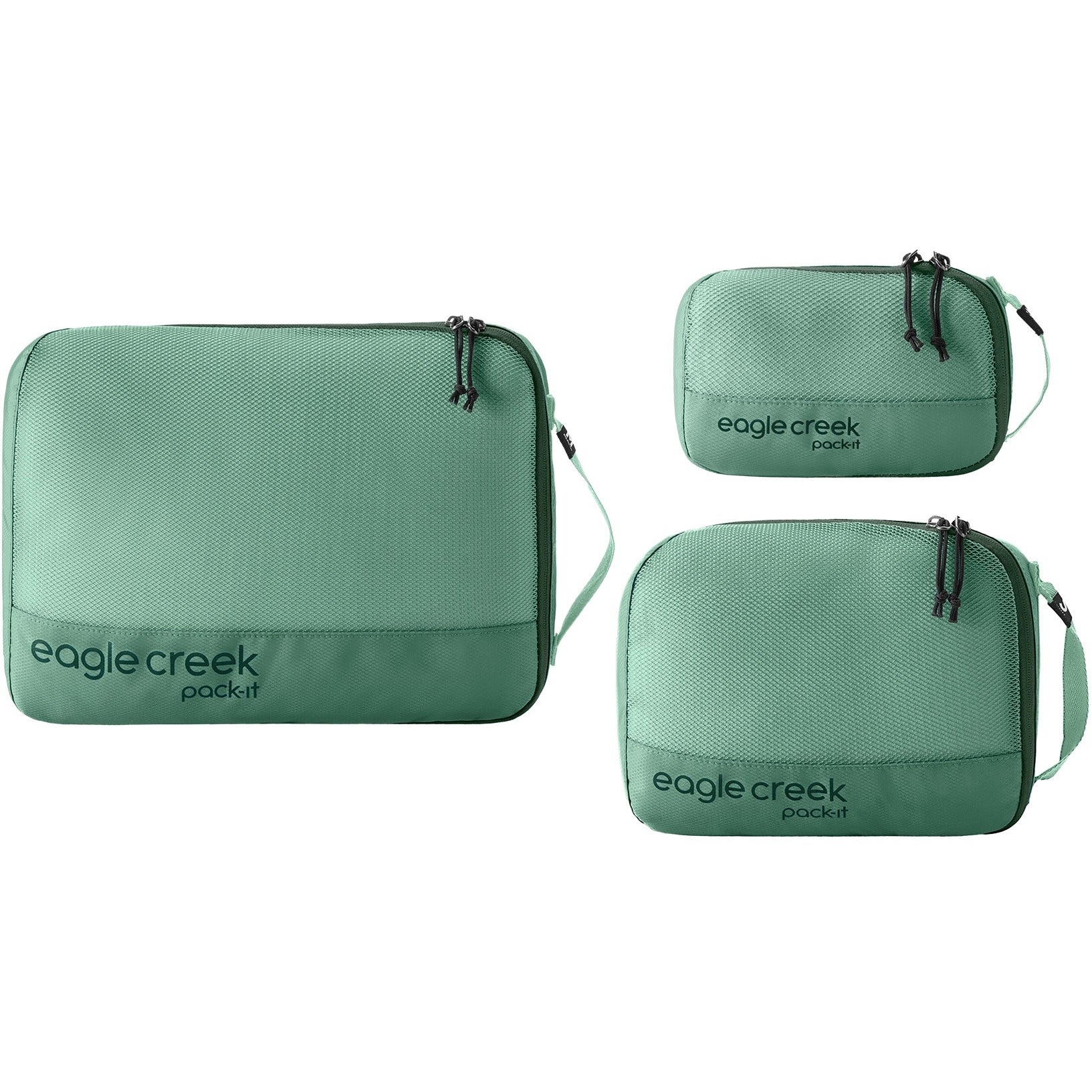 Produktbild von Eagle Creek Pack-It™ Reveal Cube Set XS/S/M - Packtasche - willow green