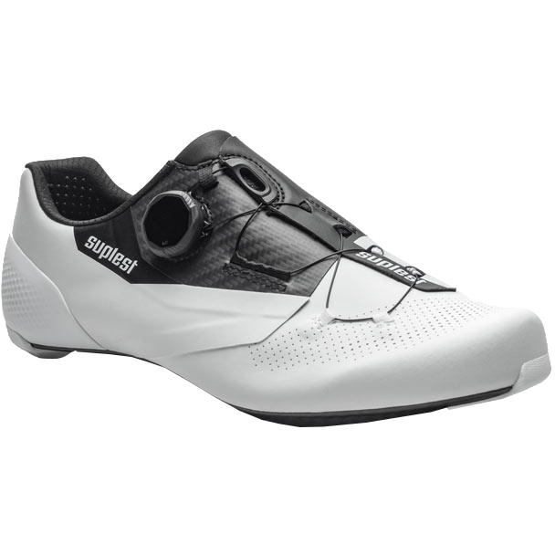 Productfoto van Suplest EDGE+ 2.0 Performance BOA Li2 Carbon Composite Road Shoes - white/black 01.080.