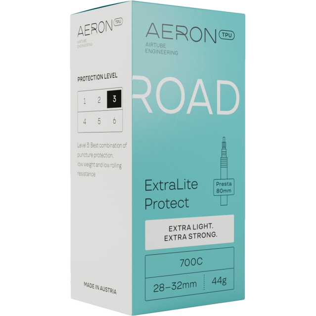 Photo produit de Aeron Chambre à Air Vélo de Course - ExtraLite Protect - 28&quot; | 28-32mm - SV