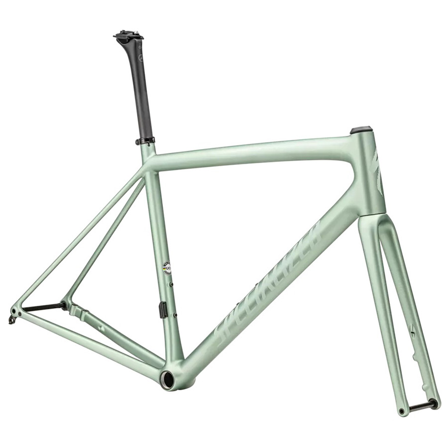 Image of Specialized AETHOS Carbon Roadbike Framset - Satin Metallic White Sage/White Sage