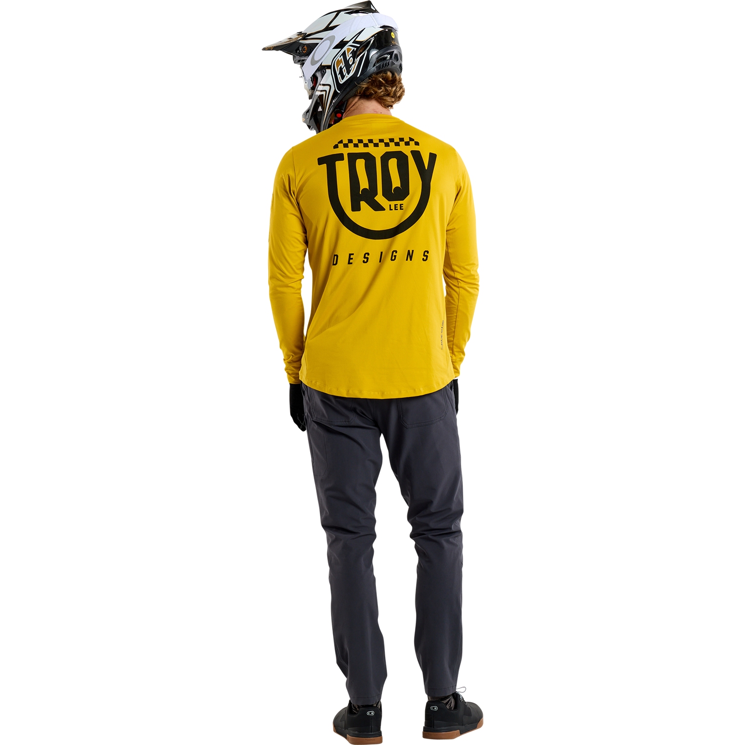 Troy Lee Designs Ruckus Ride Long Sleeve Tee Men - Eyez Safron