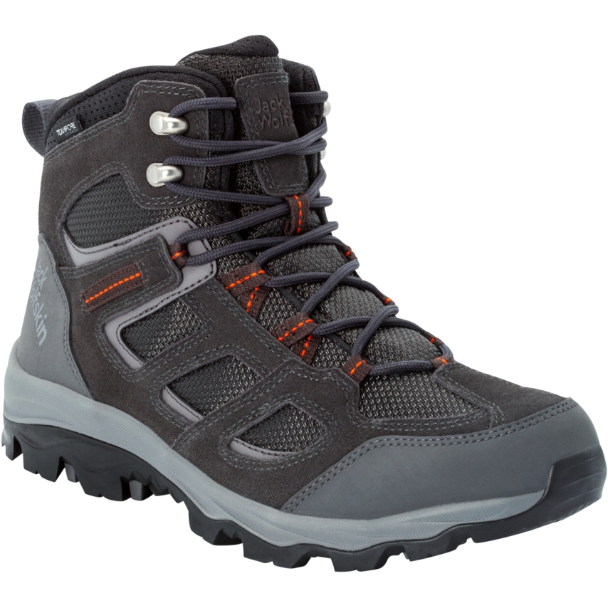 Picture of Jack Wolfskin Vojo 3 Texapore Mid Hiking Boots Men - grey / orange