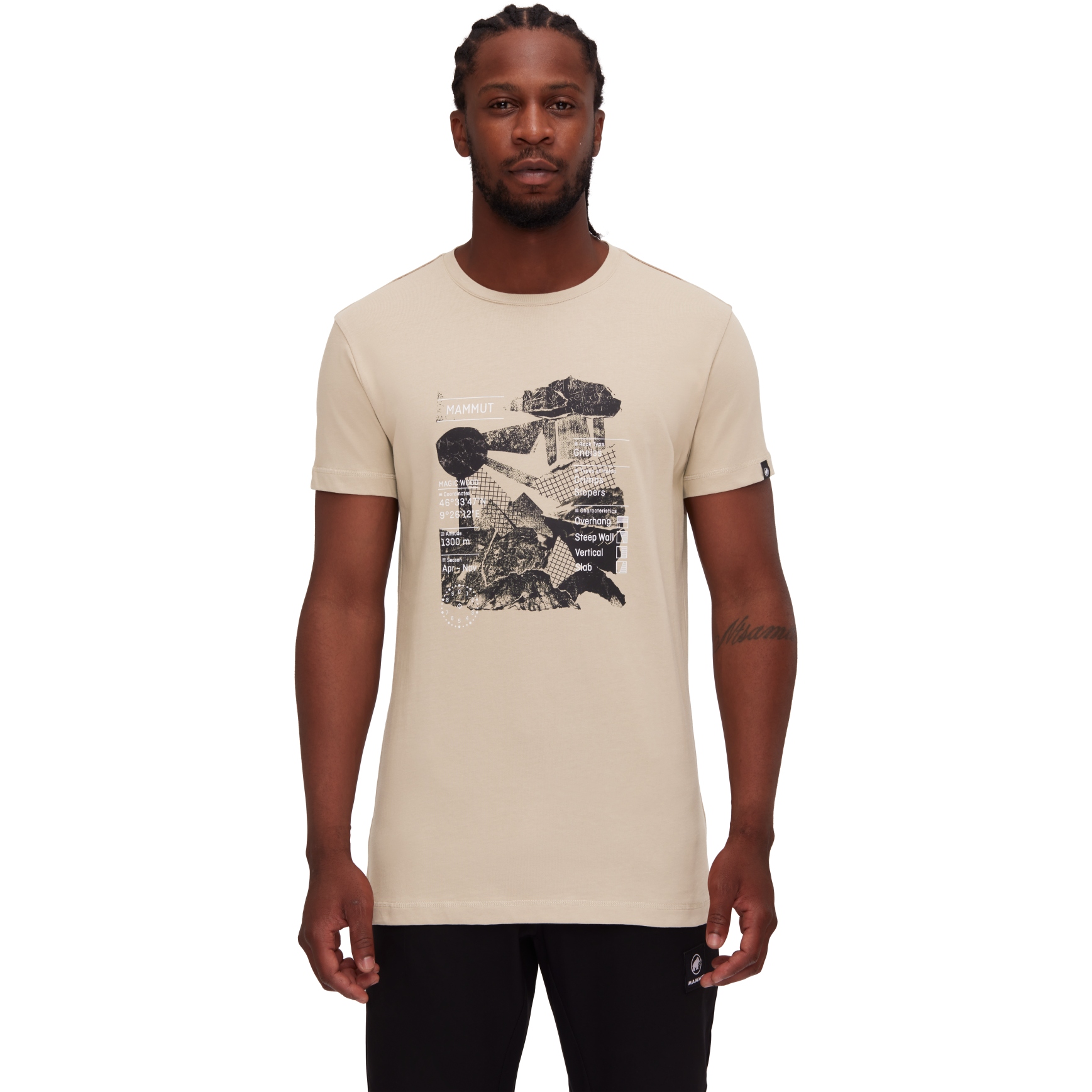 Produktbild von Mammut Massone Rocks T-Shirt Herren - savannah
