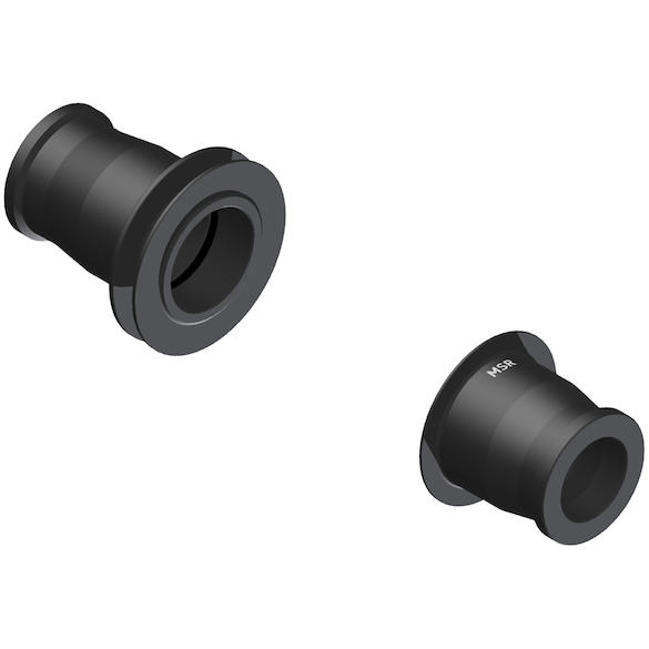 Торцевые заглушки DT Swiss - Заднее колесо | Комплект | Центральный замок | Микрошлифовка - 12x142 мм - HWGXXX0003511S