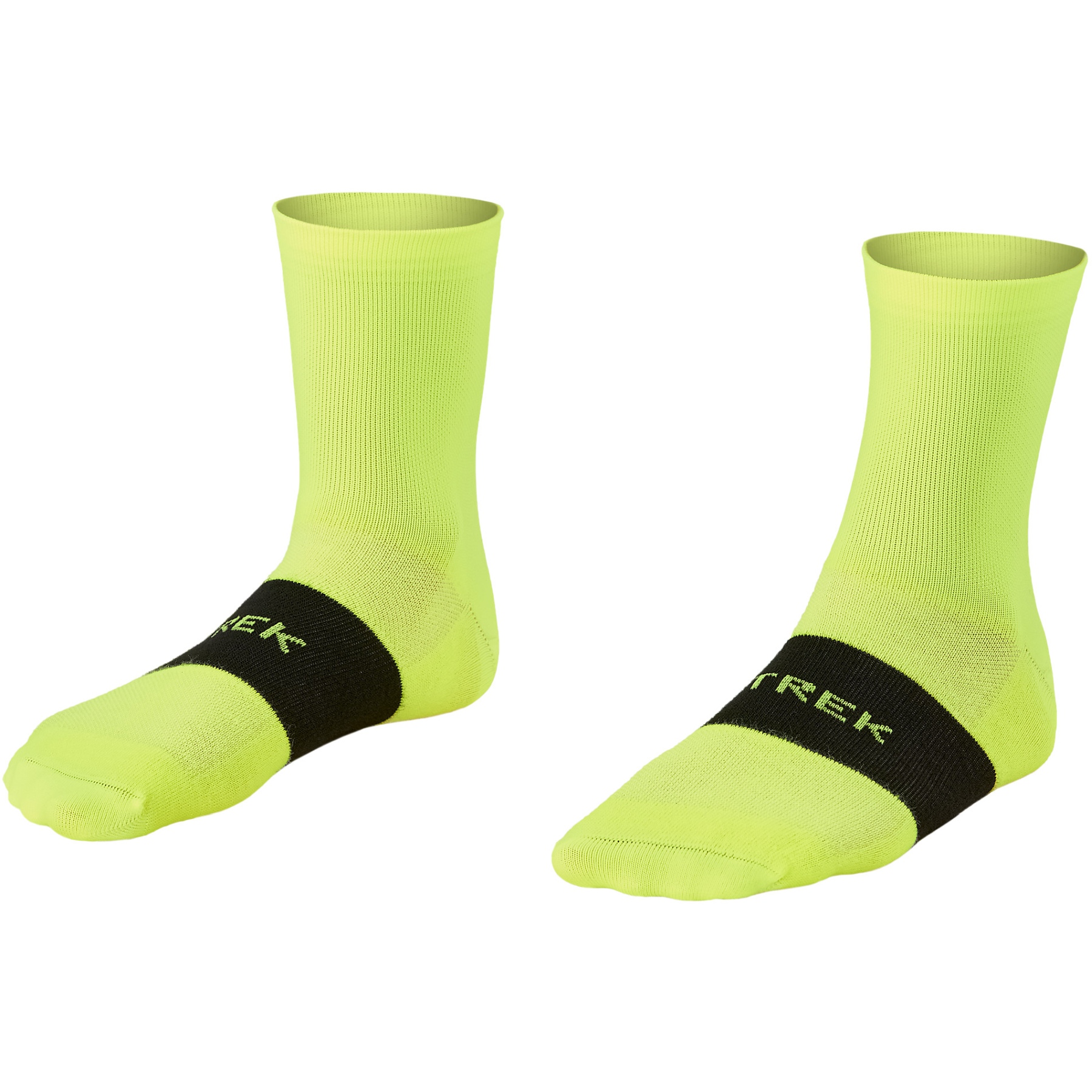 Productfoto van Trek Race Quarter Cycling Socks - Radioactive Yellow