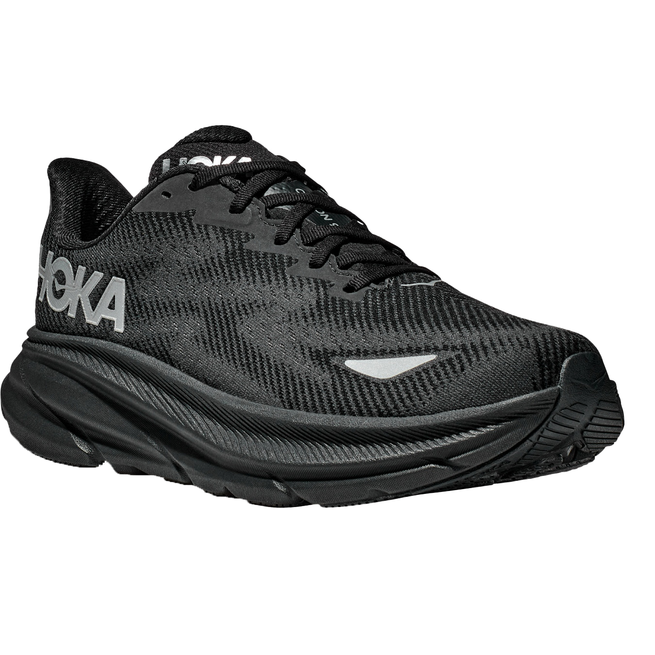 Produktbild von Hoka Clifton 9 GTX Laufschuhe Damen - schwarz / schwarz