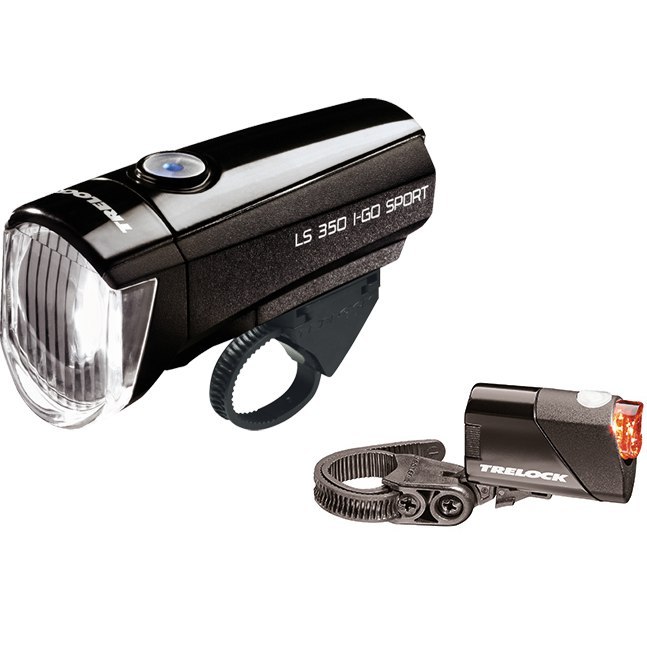 Produktbild von Trelock LS 350 I-GO Sport + LS 710 REEGO LED Leuchten Set - schwarz