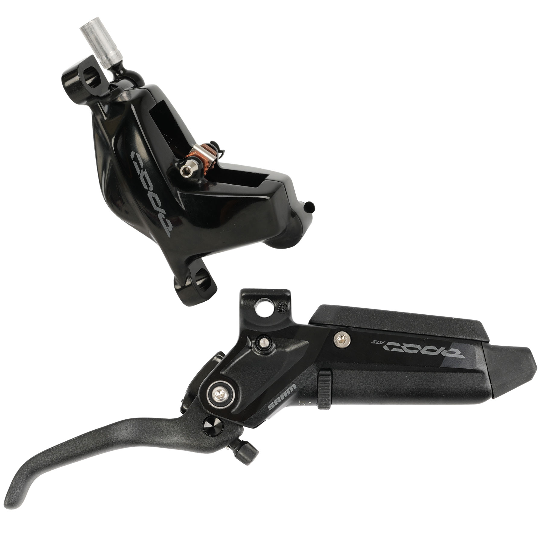 Produktbild von SRAM Code Stealth Scheibenbremse - Silver | 4-Kolben | C1 - Hinten | Schwarz - Sonderangebot