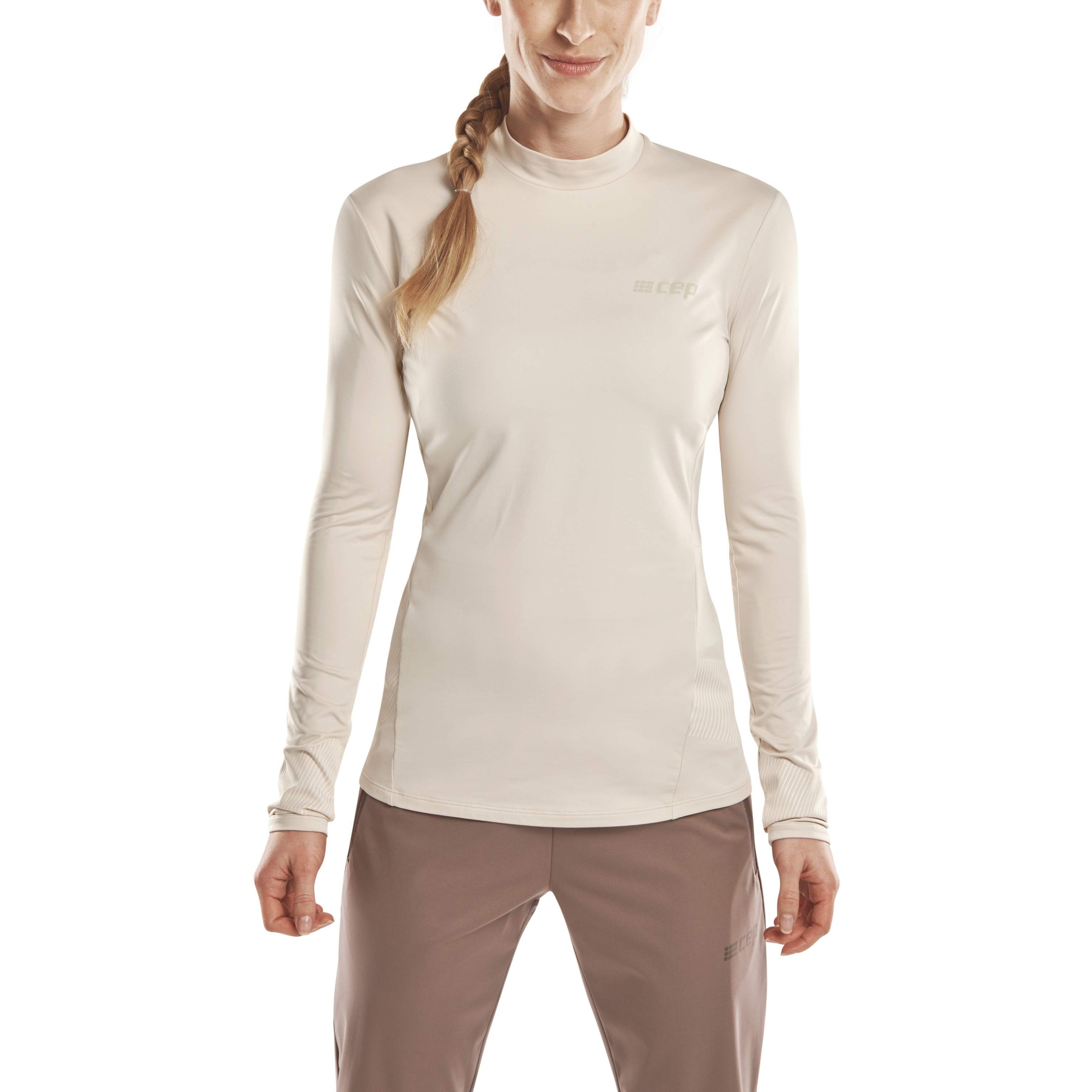 Picture of CEP Cold Weather Longsleeve Shirt V2 Women - cream