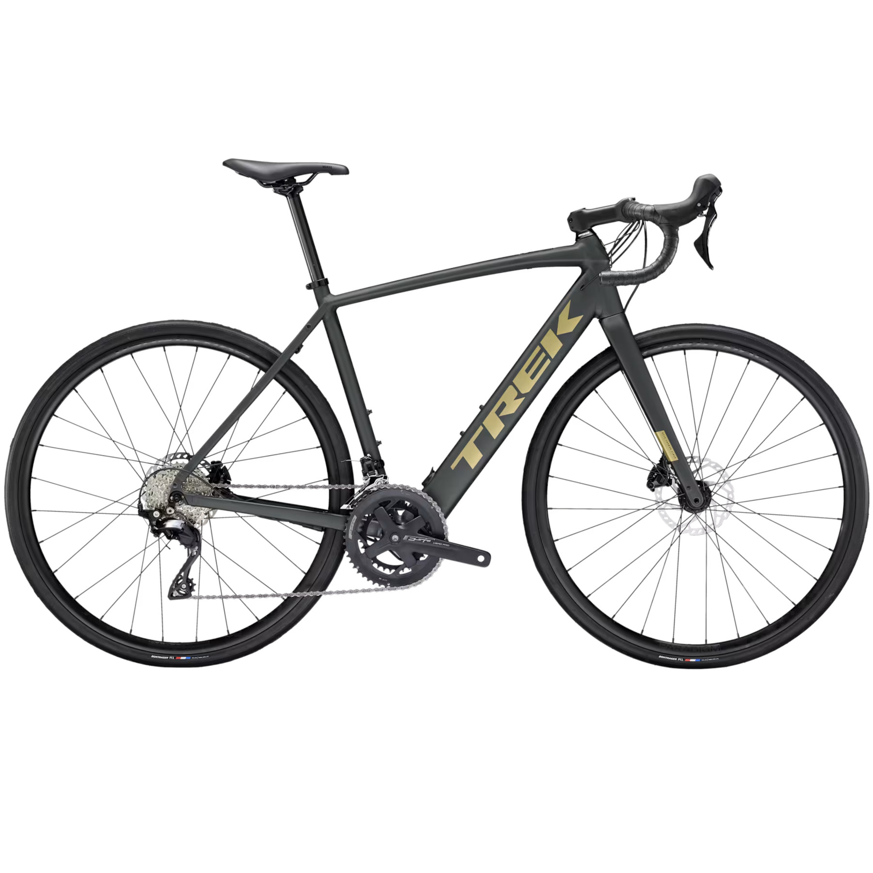 Productfoto van Trek Domane+ AL 5 - E-Racefiets - 2025 - Matte Lithium Grey