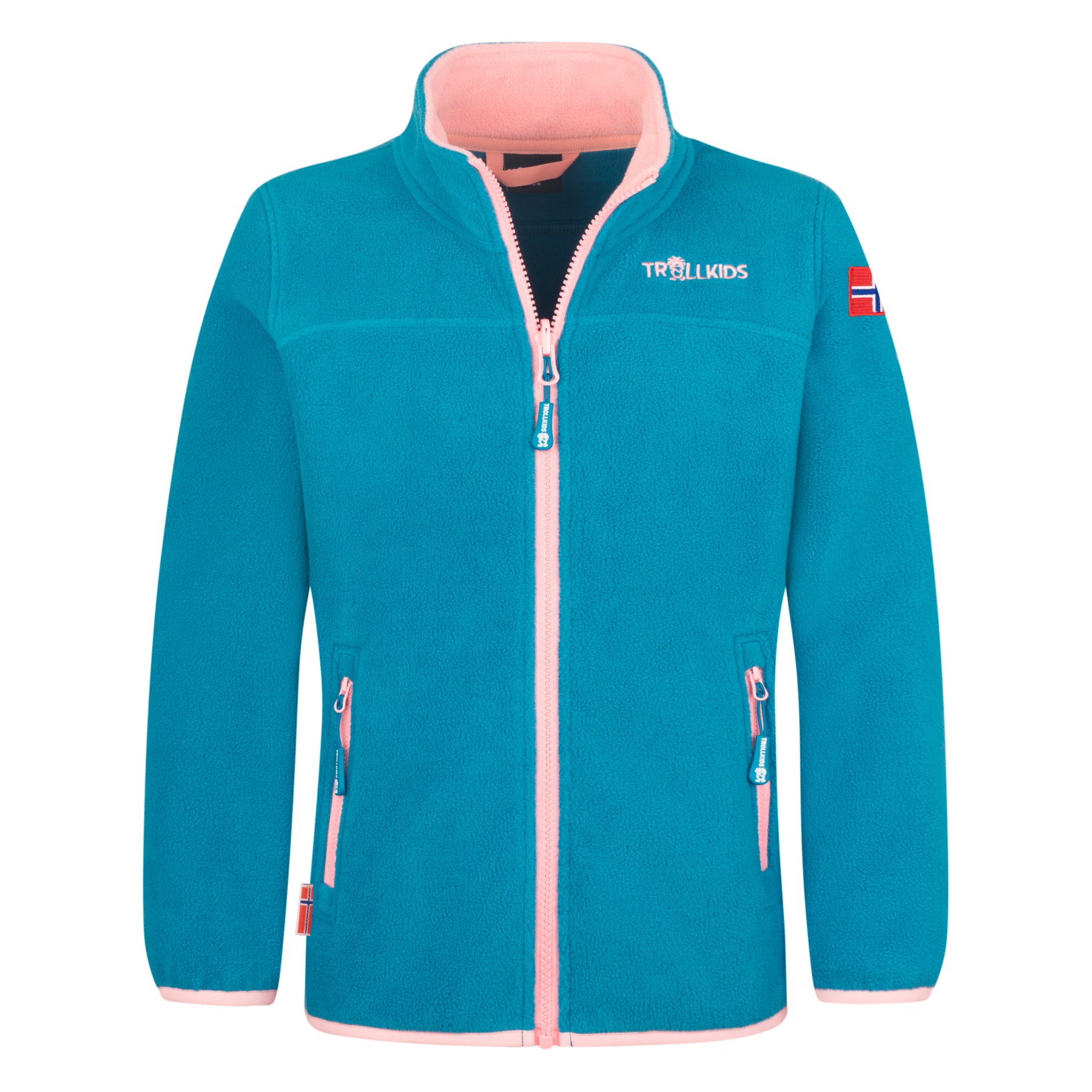 Produktbild von Trollkids Oppdal XT Jacke Mädchen - Harbor Blue/Peony Rose