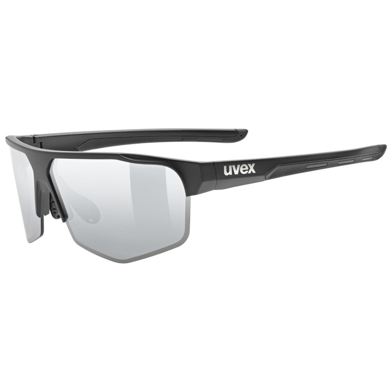 Produktbild von Uvex axos set Brille - black matt/mirror silver + clear