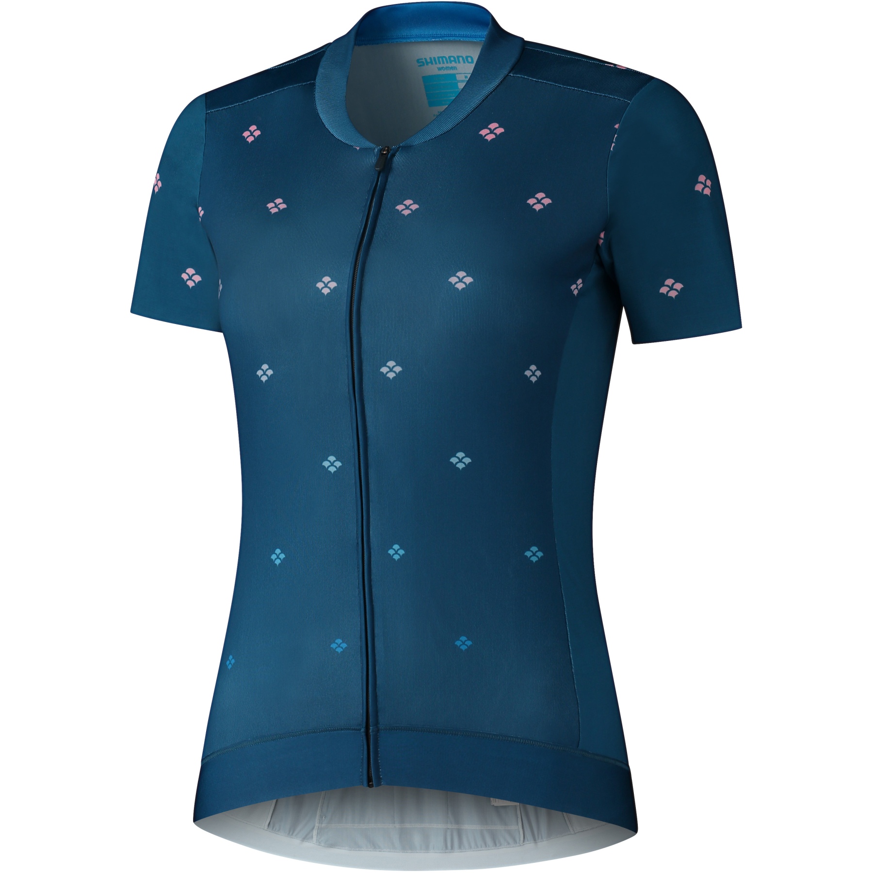 Picture of Shimano Sagami MTB Shortsleeve Jersey with Zip Women - navy