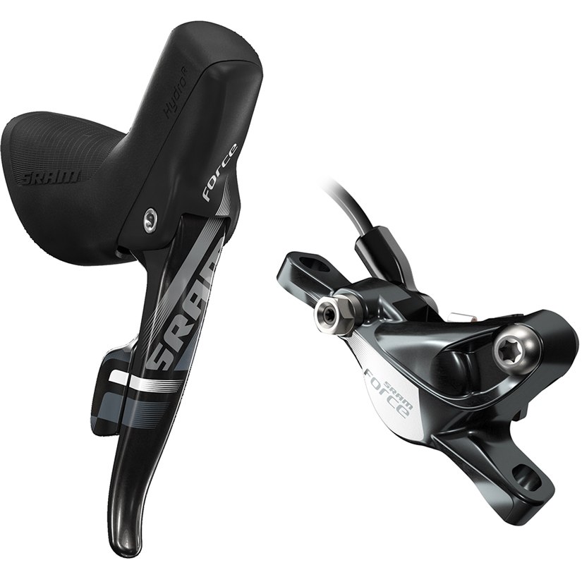 Picture of SRAM Force 22 / 1 / CX1 DoubleTap Shift-Brake Control + Hydraulic Disc Brake - Postmount - right | 11-speed - black/grey - shortened to 1700mm - 2nd Choice