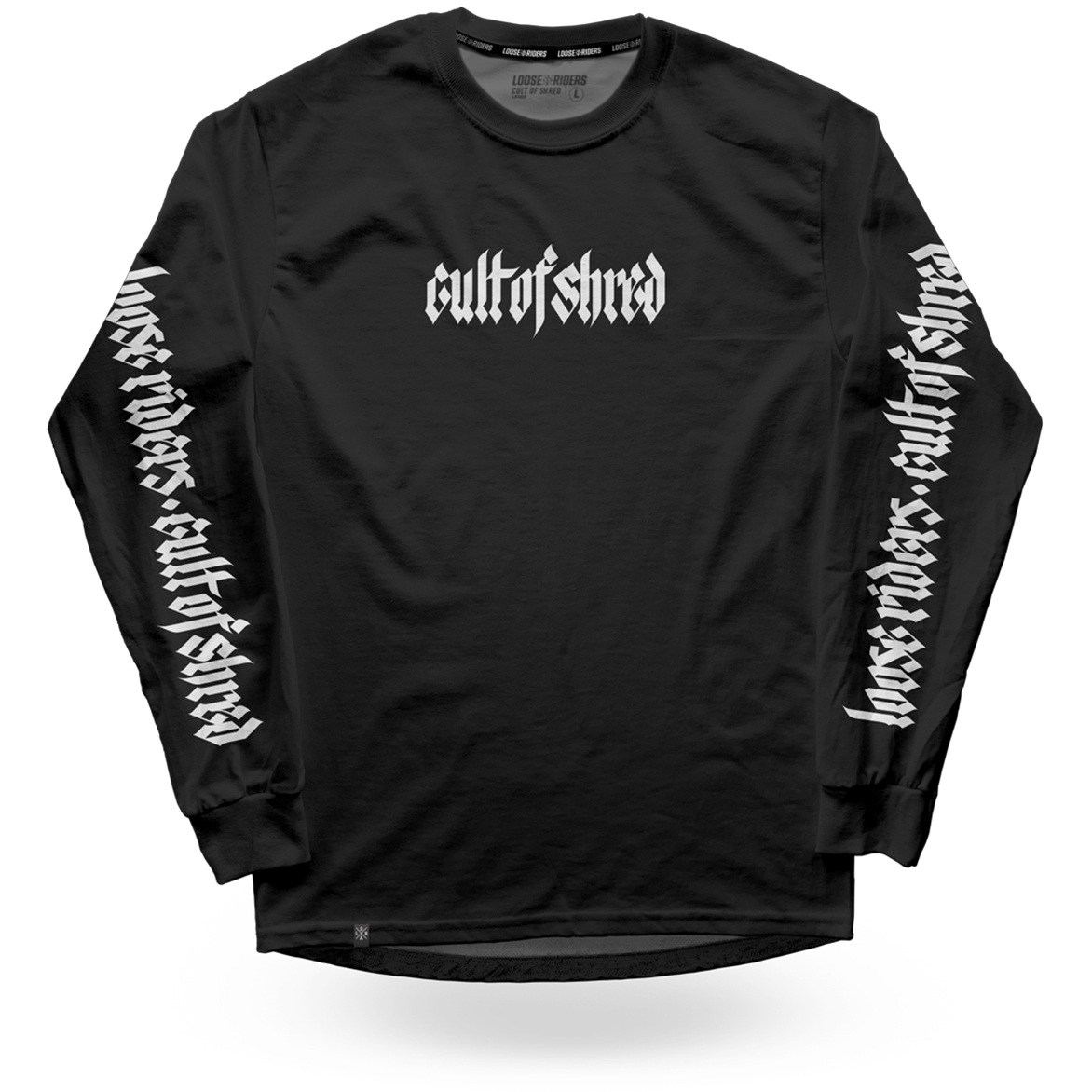 Picture of Loose Riders Blackletter Technical Long Sleeve Jersey - Black