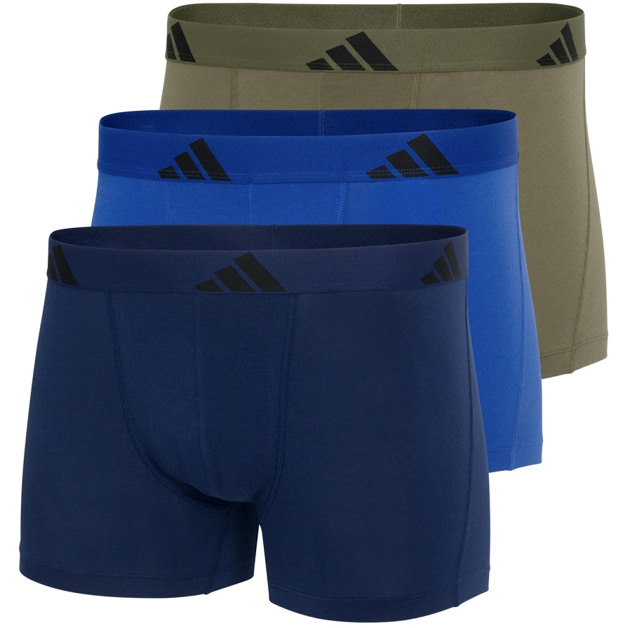 Produktbild von adidas Sports Underwear Active Flex Cotton Boxershorts kurz Herren - 3er Pack - 901 assorted