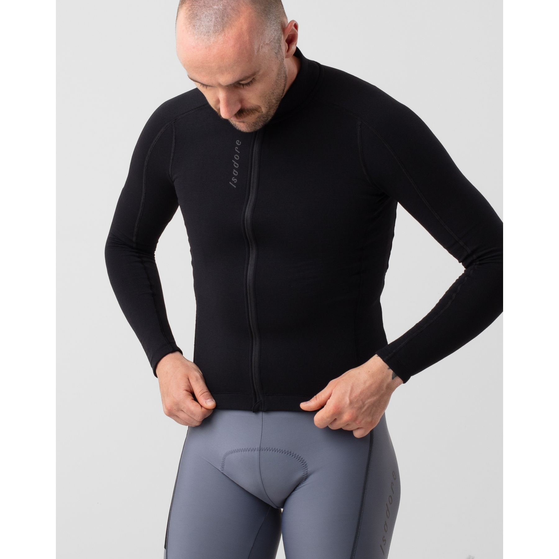Isadore Signature Merino Tech Long Sleeve Jersey Men - Black | BIKE24