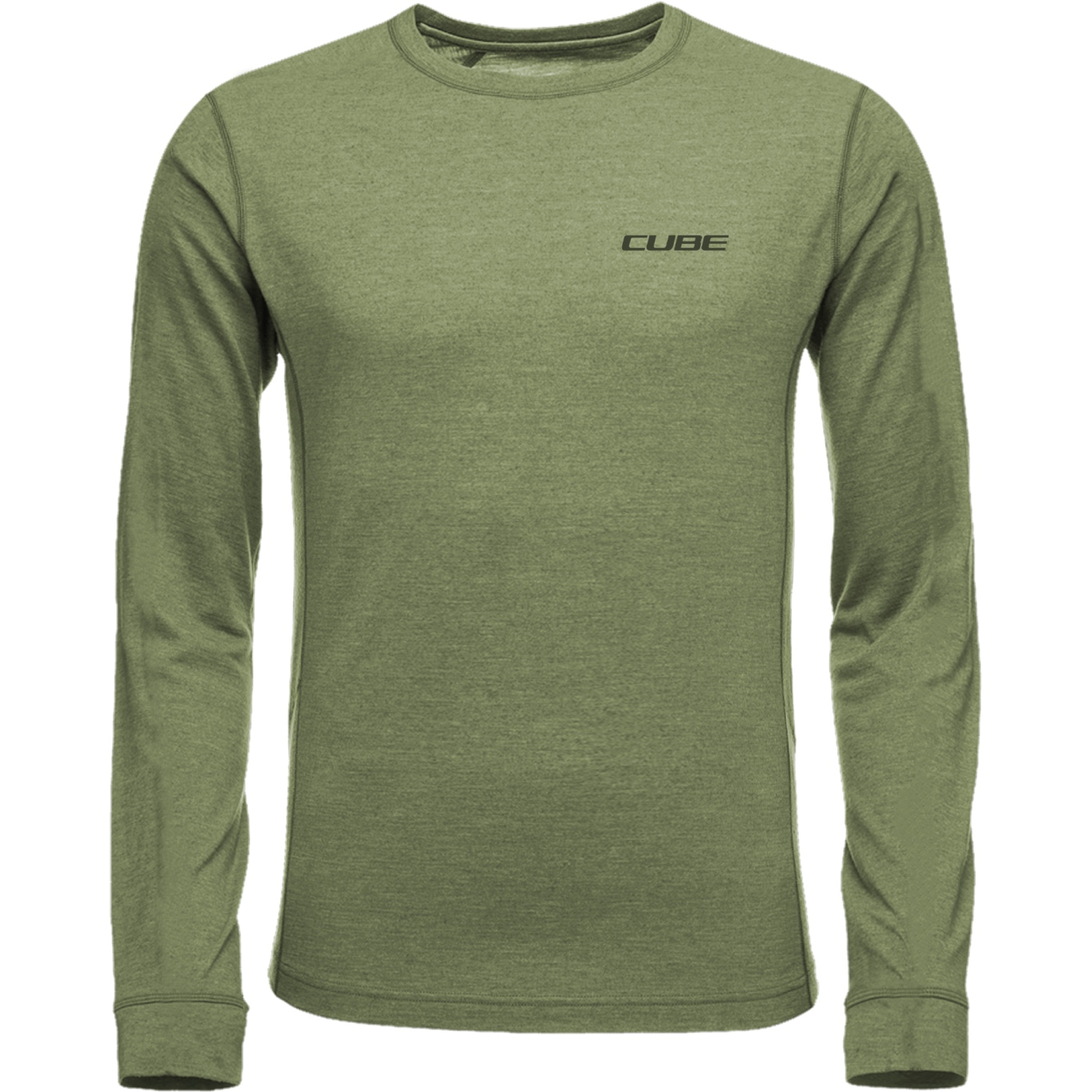 Image of CUBE ATX Utility Long Sleeve Jersey Men - olive