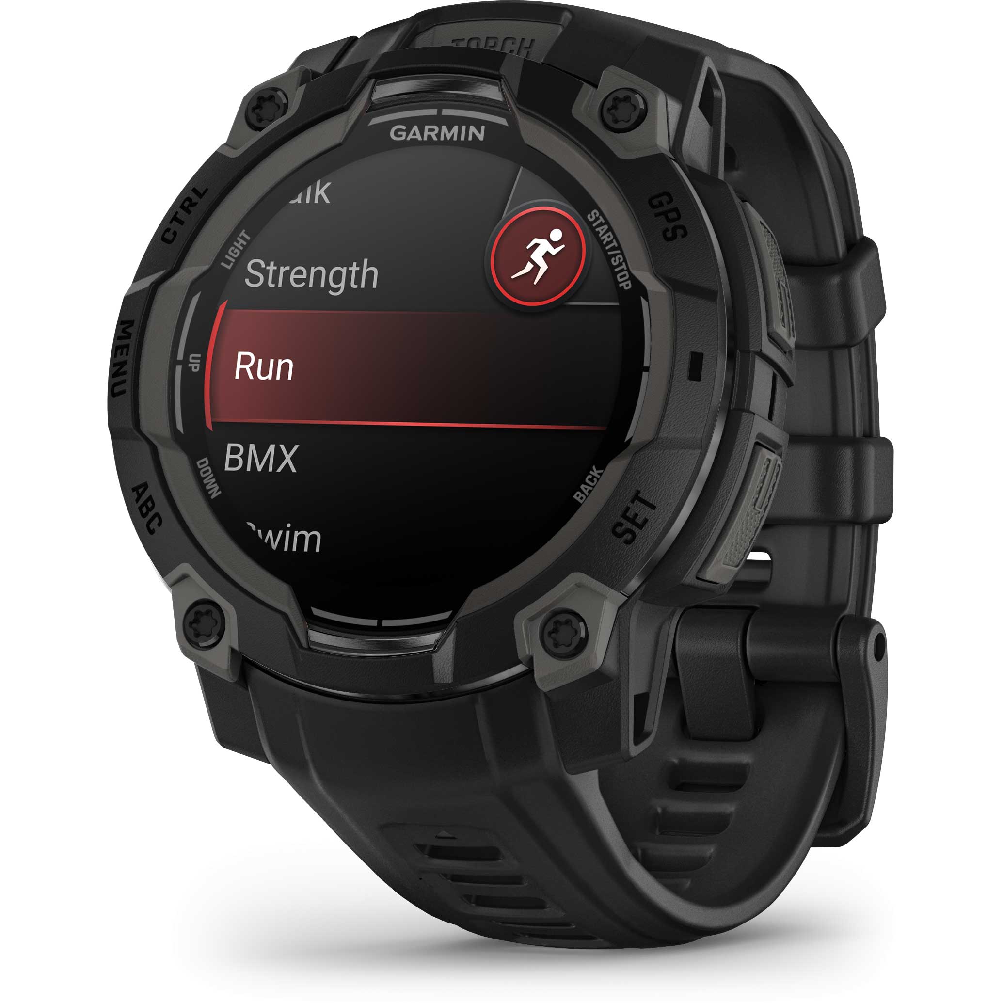 Garmin Instinct 3 AMOLED GPS Smartwatch - 45mm - Black