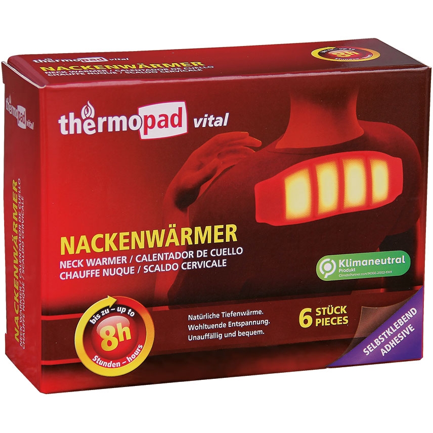Produktbild von thermopad Nackenwärmer 8h - Box mit 6 Stück