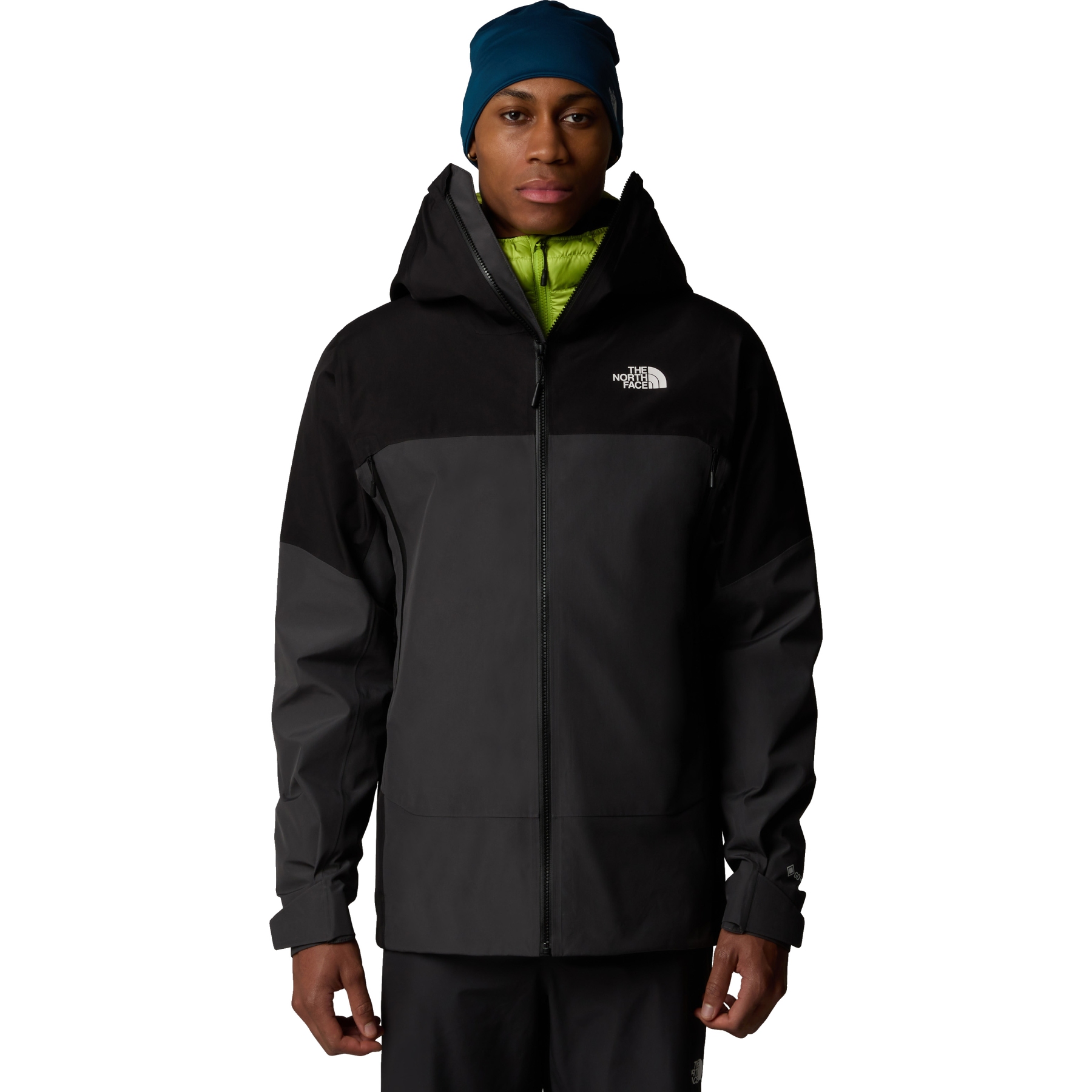 Productfoto van The North Face Jazzi 3L GORE-TEX® Jas Heren - Anthracite Grey/TNF Black
