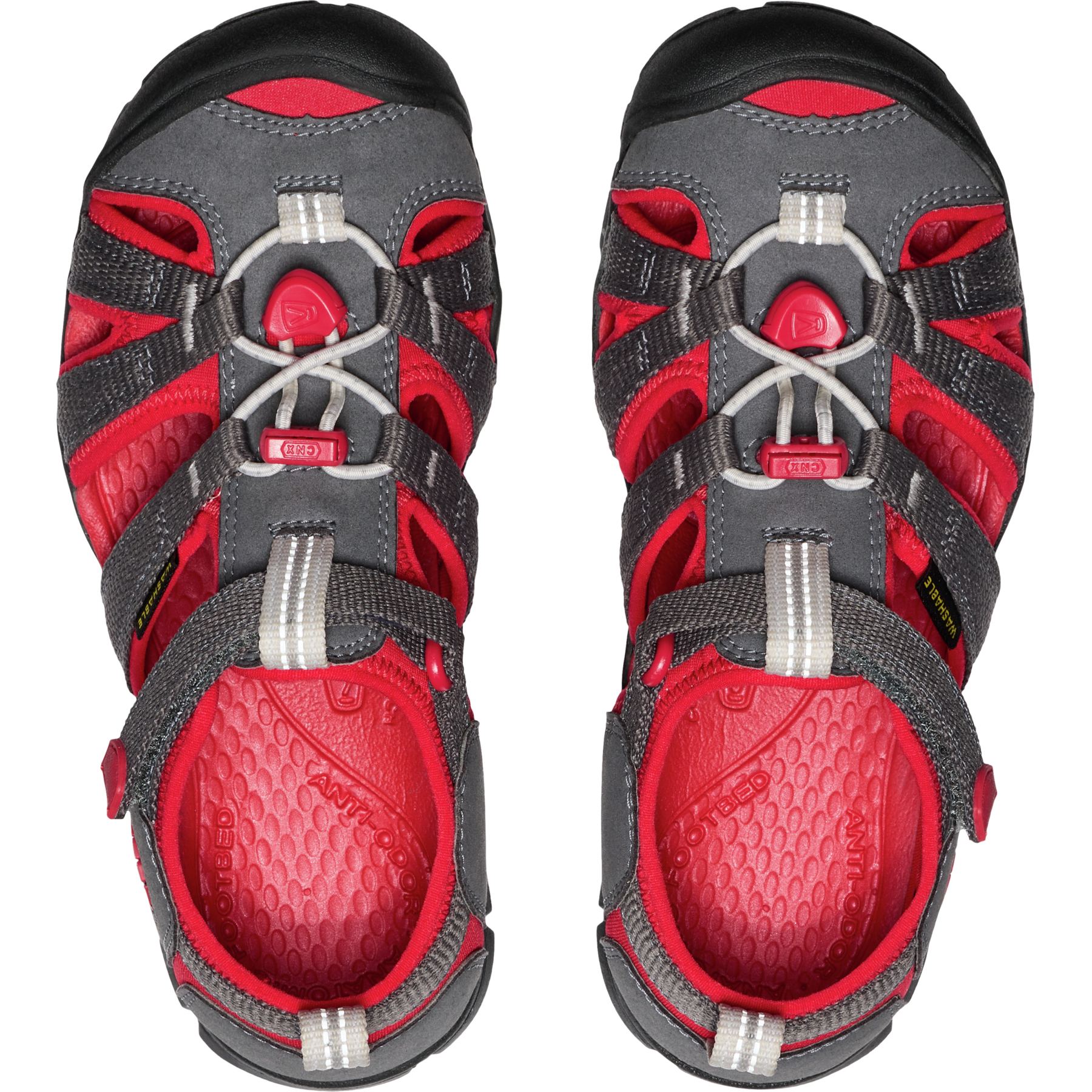KEEN Seacamp II CNX Sandals Youth - Magnet/Red Carpet | BIKE24